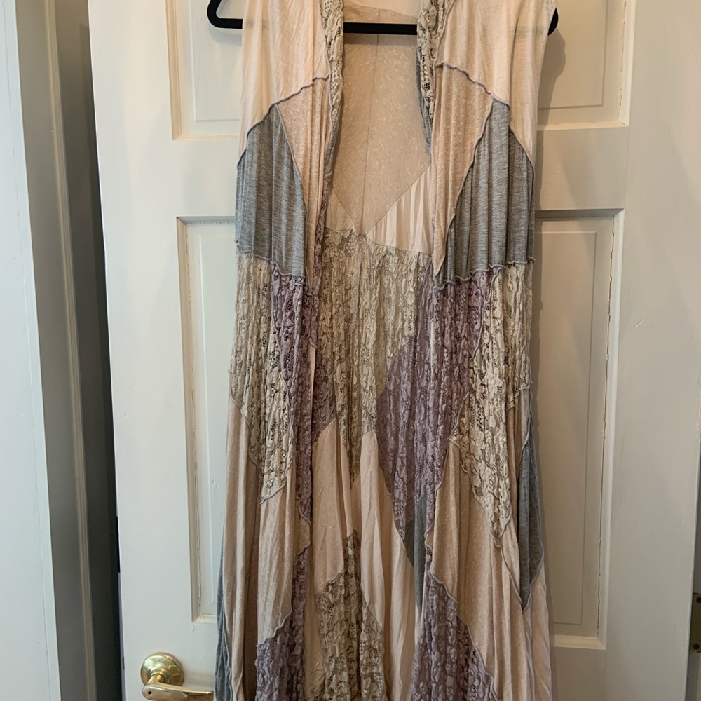 Marigold patchwork lace duster from Sundance